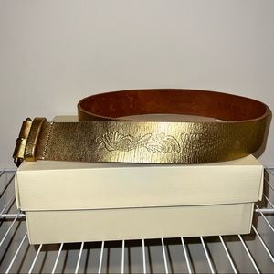 Gold Ralph Lauren belt